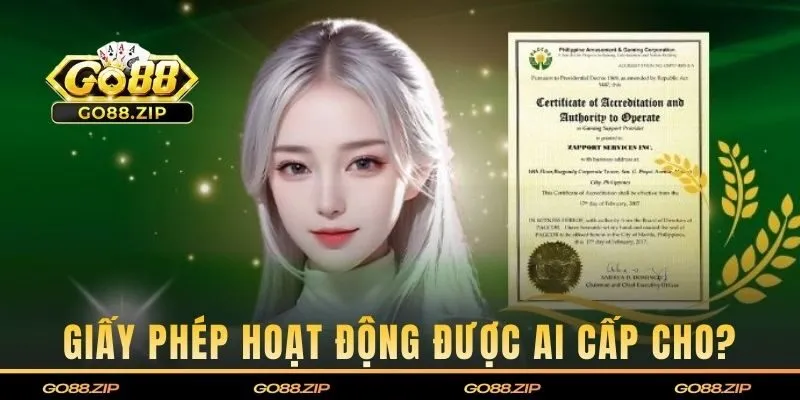 Giấy phép hoạt động tại Go88 được ai cấp cho?