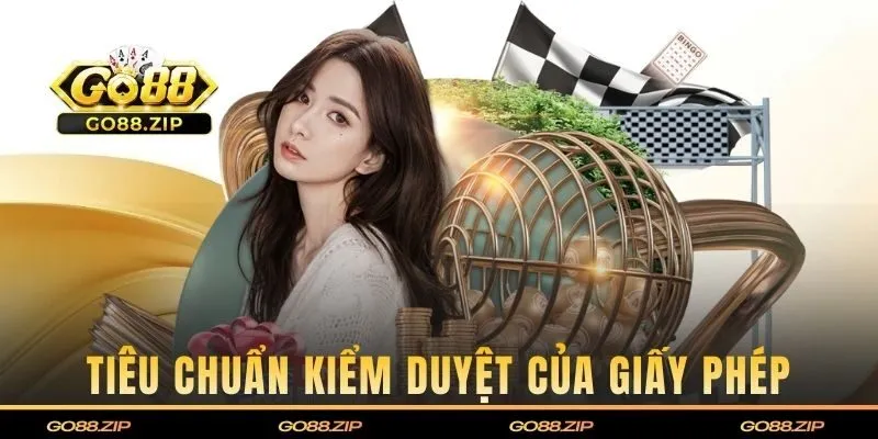 Tiêu chuẩn kiểm duyệt của giấy phép